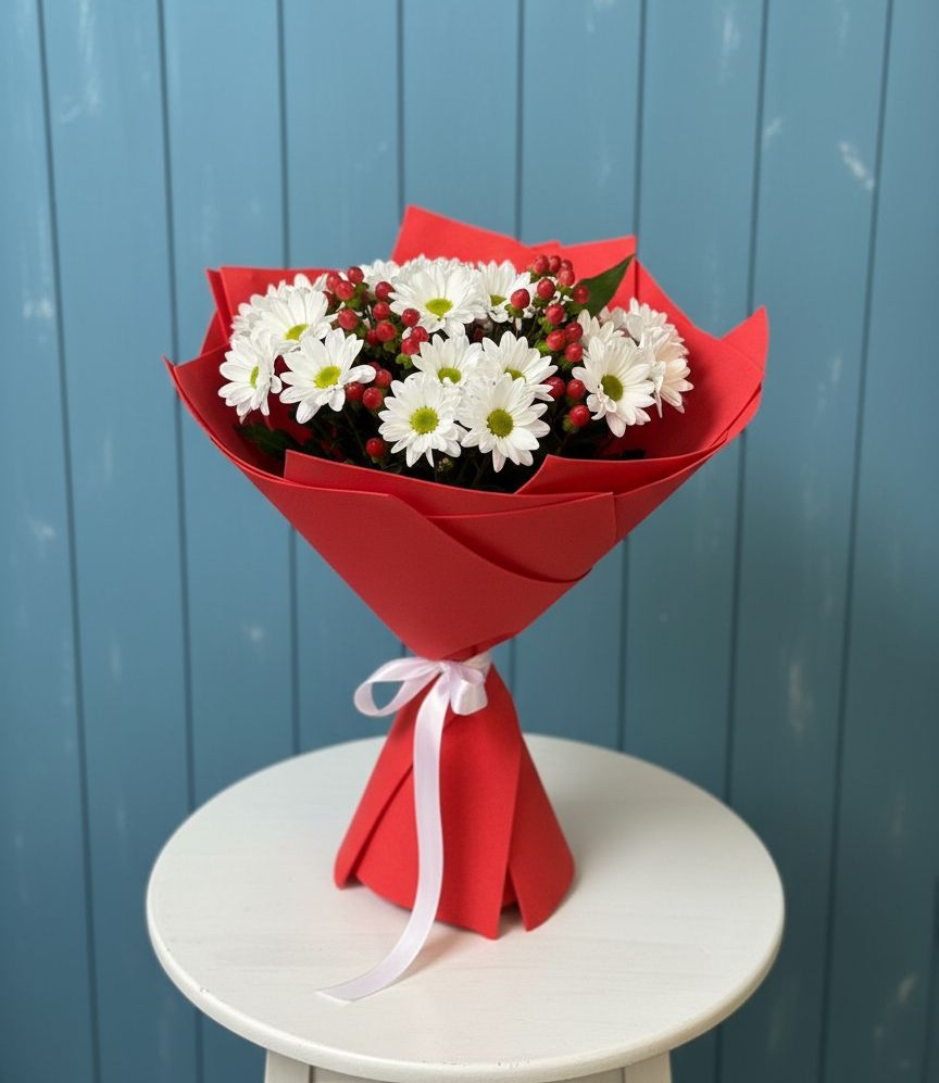 Букет цветов из: Хризантемы в Вагае