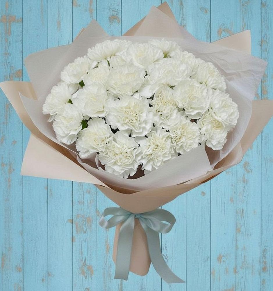 Букет цветов из: Гвоздики в Вагае