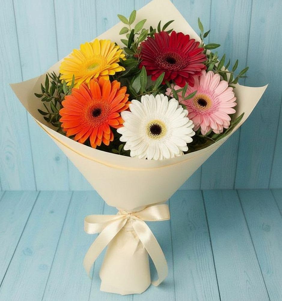 Букет цветов из: Герберы в Вагае
