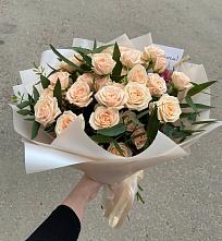 Букет Кремовые розы Латте в Вагае