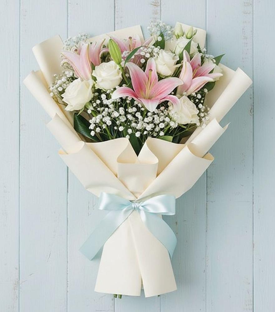 Букет цветов из: Лилии в Вагае