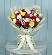 Букет цветов из:  Розы #REPLACE_PRED# Вагае