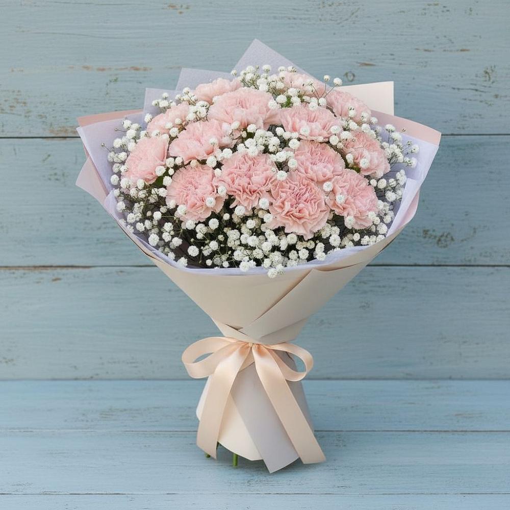 Букет цветов из: Гвоздики в Вагае