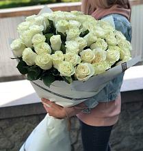 Букет 35 Белых роз в Вагае