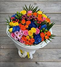 Букет цветов из:  Розы и Хризантемы в Вагае