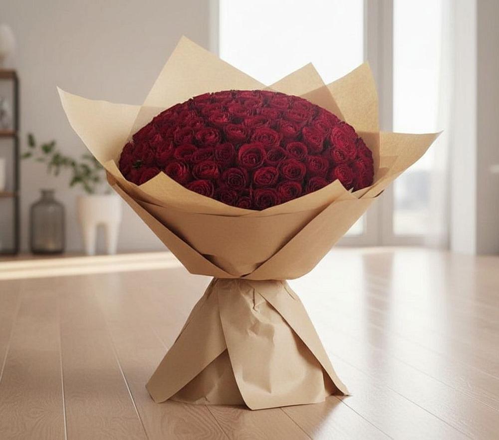 Букет 101 Красная роза в Вагае